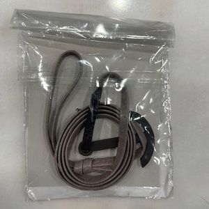 Miansai mens anchor leather bracelet gray new